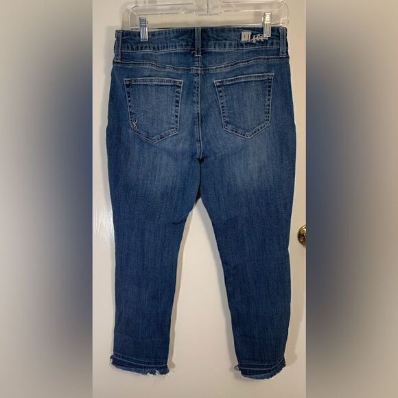 Kut from the Kloth EUC Catherine mid rise boyfriend jean frayed hen Size 10 - Picture 3 of 8